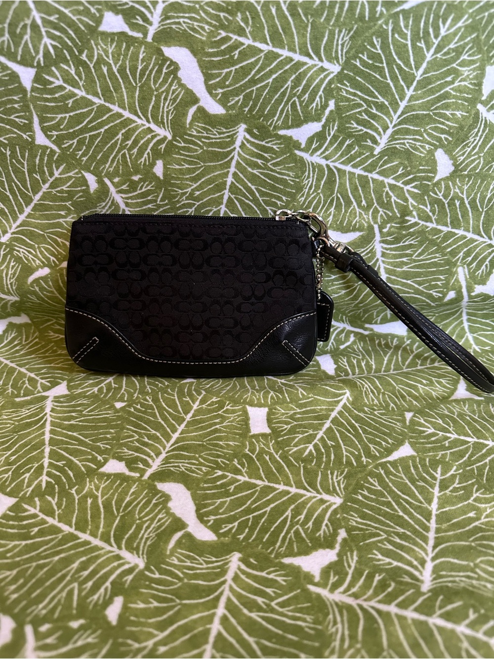 Coach Black Wristlet Clutch